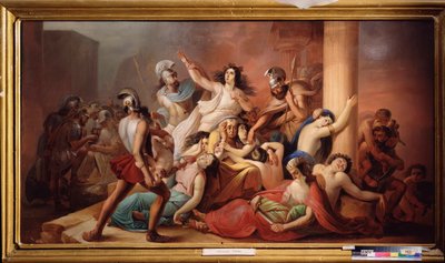 Der Fall von Troja von Michail Ivanovich Skotti