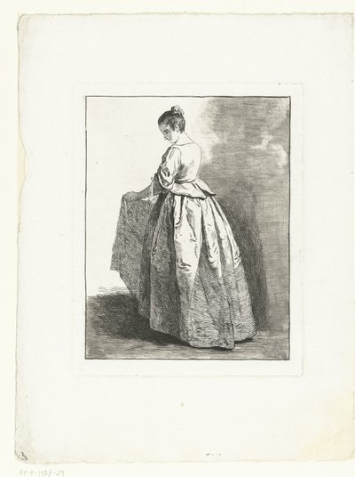 Junges Mädchen von Michel Barthelemy Ollivier