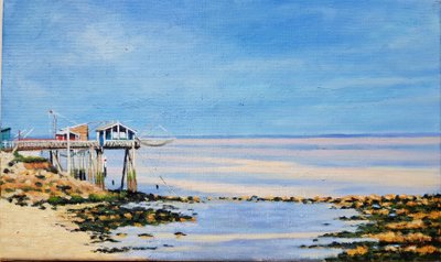 Carrelets in Gironde von Michel Bultet