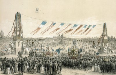 Fête de la Concorde, Paris von Michel C. and Gaildrau Jules (1816 98) Fichot