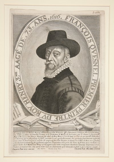 François Quesnel (1543-1619), im Alter von 73 Jahren von Michel Lasne