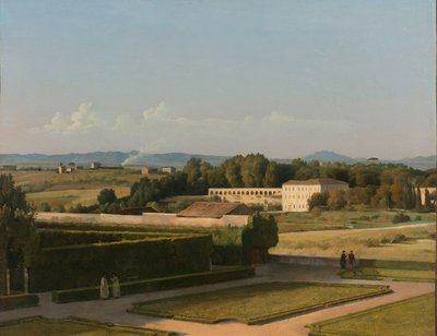 Ansicht der Gärten der Villa Medici von Michel Martin Drolling