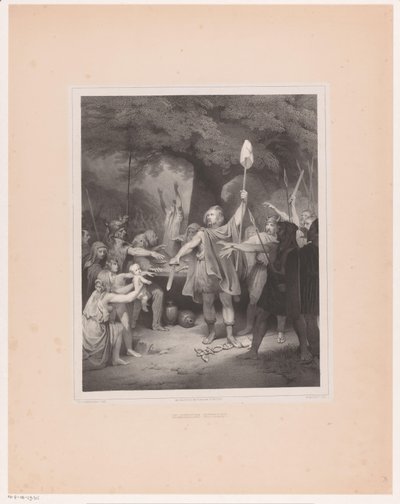 Julius Civilis schwört gegen die Römer von Michel Mourot