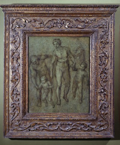 Die Heilige Familie mit Johannes dem Täufer, ca. 1540 von Michelangelo Buonarroti