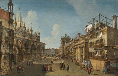 Ansicht der Piazzetta dei Leoni von Michele Marieschi