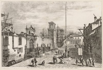 Ansichten von Venedig: Die Tore des Arsenals von Michele Marieschi