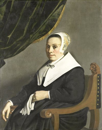 Porträt einer Frau von Michiel Servaesz (1628-1693) Nouts
