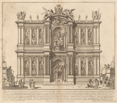 Das Königreich Neapel, für das "Chinea"-Fest von Miguel de Sorellò after Francisco Preciado