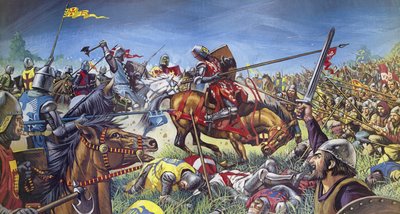 Die Schlacht von Bannockburn von Mike (20th century) White