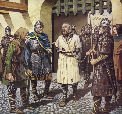 Die Gefangennahme von König Stephan von Mike (20th century) White