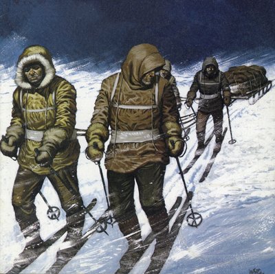 Treck zum Pol von Mike (20th century) White