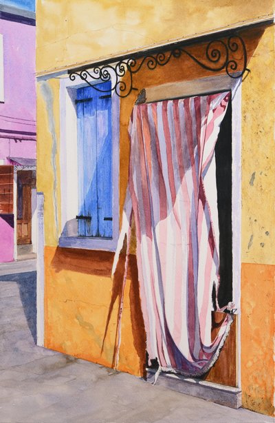 Haus in Burano von Mike Briscoe