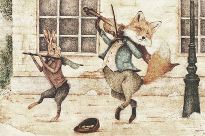Straßenmusiker von Mike Koubou