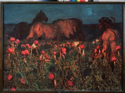 Die Nacht bricht herein von Mikhail Aleksandrovich Vrubel