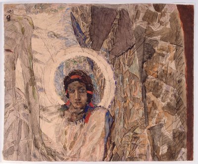 Engelskopf von Mikhail Aleksandrovich Vrubel