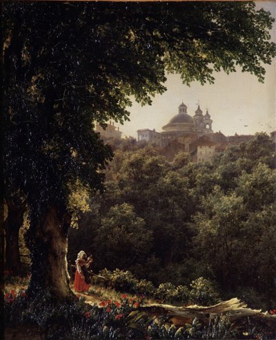 Ariccia bei Rom, 1836 von Mikhail Ivanovich Lebedev