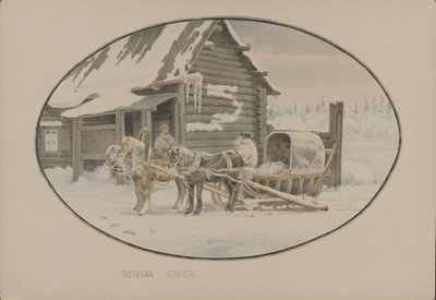Poststation von Mikhail Stepanovich Znamensky