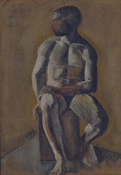 Porträt von Kirill Zdanevich, 1910er Jahre von Mikhail Vasilyevich Le Dantyu
