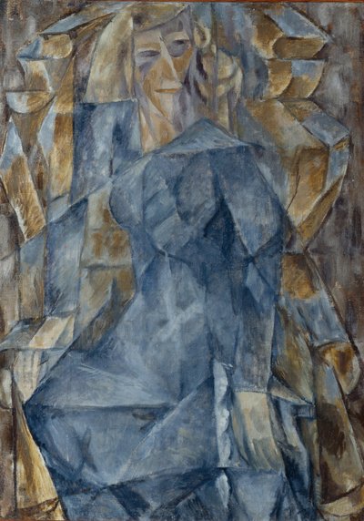 Porträt einer Frau, 1910er Jahre von Mikhail Vasilyevich Le Dantyu