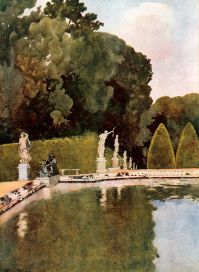 Der Brunnen der Diana, Versailles von Mima Nixon