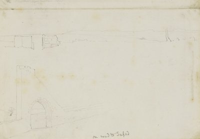 Auf dem Weg nach Safed, Israel von Miner Kilbourne Kellogg