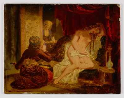 Orientalische Prinzessin nach dem Bad, ca. 1866 von Miner Kilbourne Kellogg