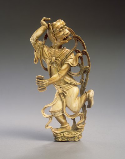 Eine Figur von Kui Xing von Ming Dynasty Chinese School