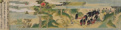 Geschichte der Gründung des Geppoji-Tempels, Muromachi-Periode, ca. 1495 von Mitsuyoshi Tosa