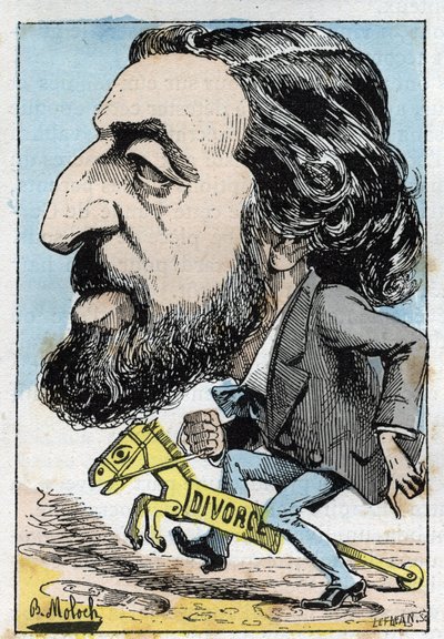 Porträt von Alfred Naquet (1834-1916), französischer Politiker von Moloch
