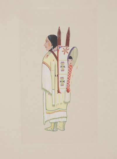 Kiowa Squaw, ca. 1934 von Monroe Tsatoke