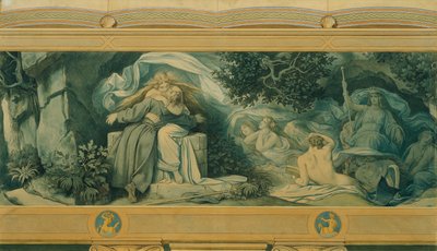 Die schöne Melusine: X. Das Wiederfinden von Moritz Ludwig von Schwind