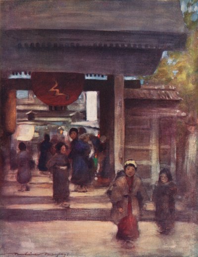 Der Weg zum Tempel, ca. 1887, 1901 von Mortimer L Menpes