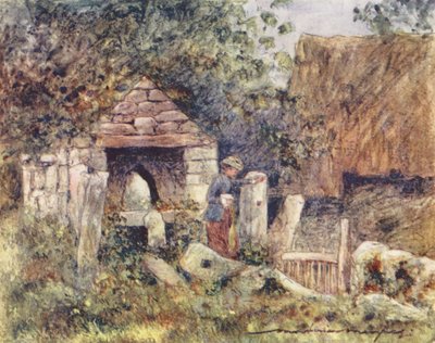 An der Seite eines Bauernhofs von Mortimer Ludington Menpes