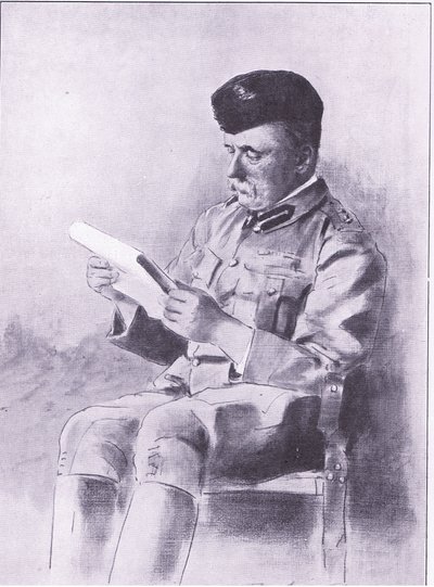 Colonel French, Illustration aus After Pretoria: The Guerilla War, 1902 von Mortimer Ludington Menpes