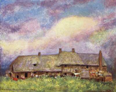 Cottages, Dorchester von Mortimer Ludington Menpes