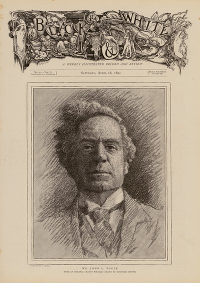 John Lawrence Toole, englischer Schauspieler von Mortimer Ludington Menpes