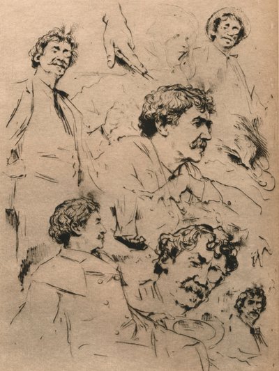 Studien von James McNeill Whistler, ca. 1886, 1903 von Mortimer Ludington Menpes