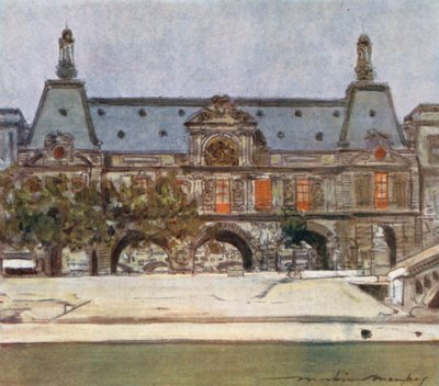 Der Louvre von Mortimer Ludington Menpes