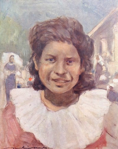 Kinder der Welt: Mexikanisch, Mexikanisches Mädchen von Mortimer Ludington Menpes