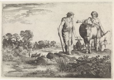 Argus bittet Merkur, bei ihm zu bleiben von Moyses van Wtenbrouck