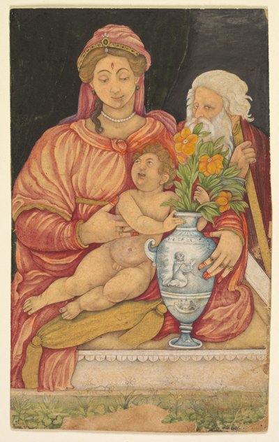 Die Heilige Familie, um 1620er Jahre von Mughal School