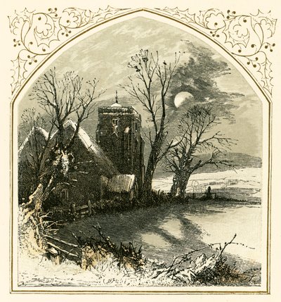 Der Tod des alten Jahres von Myles Birket Foster
