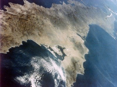 Baja California vom zweiten Space Shuttle-Flug aus gesehen, November 1981 von NASA Images