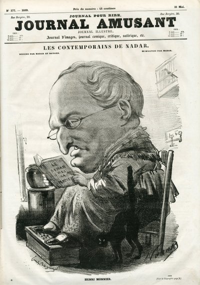 Titelblatt von Le Journal Amusant, 05. Mai 1859 von Nadar