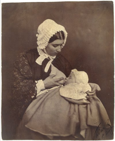 [Paul Nadar an der Brust seiner Amme] von Nadar