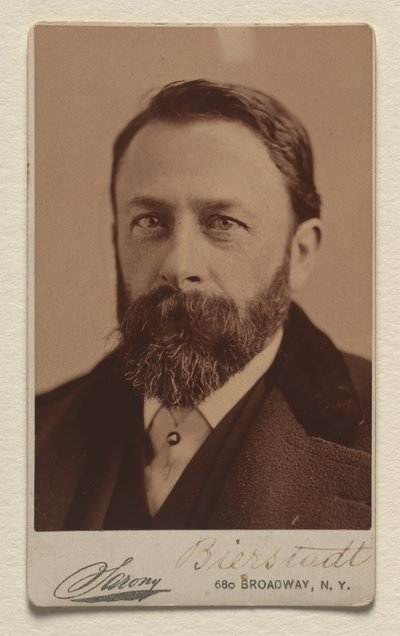Albert Bierstadt von Napoleon Sarony