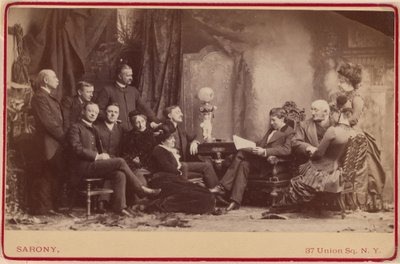 Augustin Dalys Schauspieltruppe von Napoleon Sarony