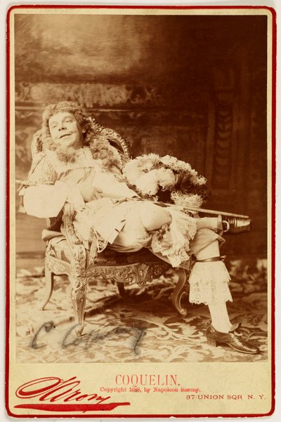 Porträt von Ernest Coquelin, genannt Coquelin cadet, (1848-1909), Schauspieler von Napoleon Sarony