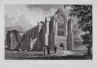 Bolton Abbey von Nathaniel (after) Whittock