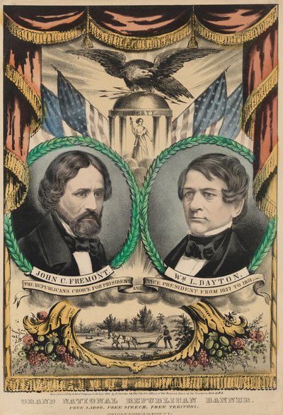 Großes nationales republikanisches Banner von Nathaniel Currier